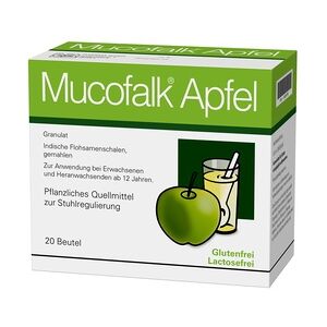 Dr. Falk Pharma Mucofalk Apfel Beutel Granulat zur Herstellung einer Suspension zum Einnehmen 20 Stück