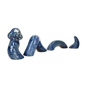 PAUL Deko-Wurm L 70cm Blau aus Keramik - 3617