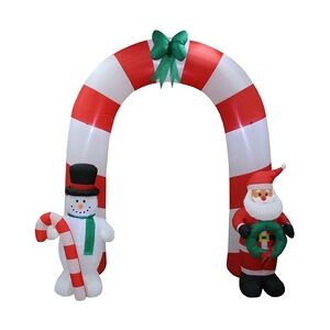 Türbogen Santa und Schneemann 240 cm selbstaufblasend