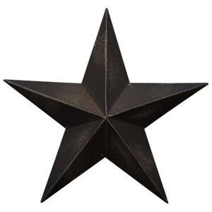 Amirror Smart Ug - Gifts Barn Star Wanddekoration, 40,6 cm, Antikschwarz