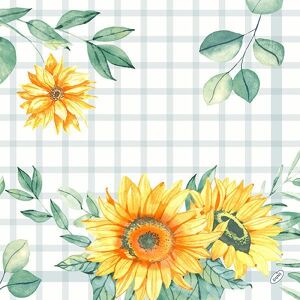 Duni Serviette Klassik Sunflower Day 40x40 cm 4lagig 1/4 Falz 50 Stück