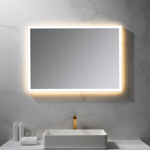 neoro n50 Metal Touch Lichtspiegel B: 100 cm, mit umlaufender Beleuchtung, direkt + indirekt, BN0028MI,