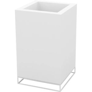 Vondom VELA HIGH CUBE Pflanzengefäß - eis - mit RGB LED - 60x60x100 cm