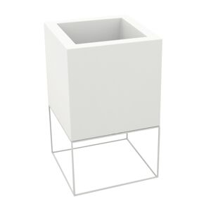 Vondom VELA CUBE BASIC Pflanzengefäß - eis - mit RGB LED - 60x60x100 cm