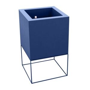 Vondom VELA CUBE Pflanzengefäß mit Selbstbewässerung - navy - 60x60x100 cm