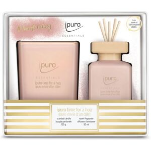 ipuro ESSENTIALS time for a hug Diffusor und Kerze Geschenkset - Set - 50 ml / 125 g