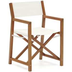 Kave Home Thianna Outdoorklappstühle 2er Set - beige, natur - 2 Stück à 52x56x85 cm