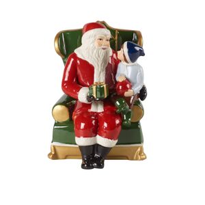 Villeroy & Boch Christmas Toys Santa auf Sessel - mit Spieluhr 'We wish you a merry Christmas' 15 cm