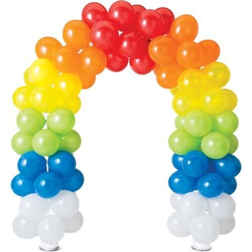 Amscan Ballonbogen-Gestell Rainbow 2,26 x 2,51m Bunt OS unisex