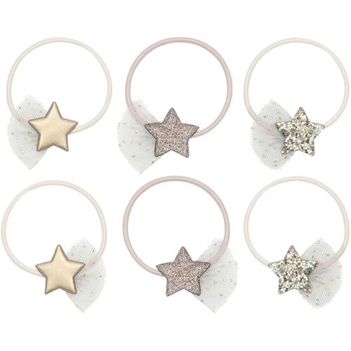 Mimi & Lula Haargummis – 6 st. – Ballerina-Stern Fairytale – One Size – Mimi & Lula Haarschmuck