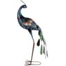 Tierfigur GILDE "Pfau" Dekofiguren Gr. B/H/T: 55 cm x 78 cm x 35 cm, Tier, bunt Tierfiguren