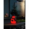 LED Dekofigur KONSTSMIDE "Kunststoffschneemann, Weihnachtsdeko aussen" Lampen Gr. Höhe: 38 cm, weiß Dekofiguren RGB-Farbwechsel, 1 RGB Diode