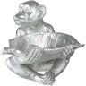 Tierfigur GILDE "Schimpanse Swen" Dekofiguren Gr. B/H/T: 100 cm x 80 cm x 3,5 cm, bunt Weihnachtsengel Weihnachtsfiguren
