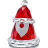 Dekofigur SWAROVSKI "Kristallfigur Holiday Cheers Weihnachtsmann, klein, 5596385" Dekofiguren Gr. B/H/T: 3 cm x 4 cm x 2,9 cm, Weihnachtsmann, rot (rot, kristallweiß, weiß) Weihnachtsengel Weihnachtsfiguren Swarovski Kristall