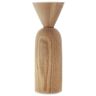 applicata SHAPE Cone Vase - oak - H 25 cm x Ø 9 cm