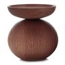applicata SHAPE Bowl Vase - smoked oak - H 14 cm x Ø 13 cm