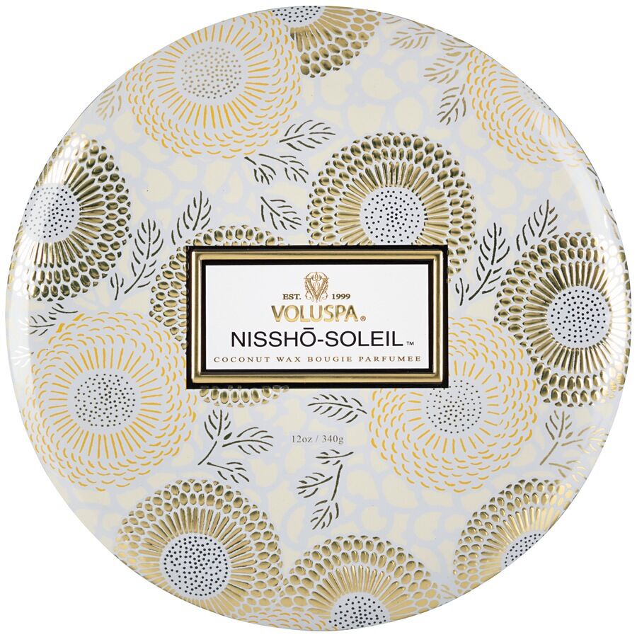 VOLUSPA 3 Wick dekorative Kerze Nisso-Soleil