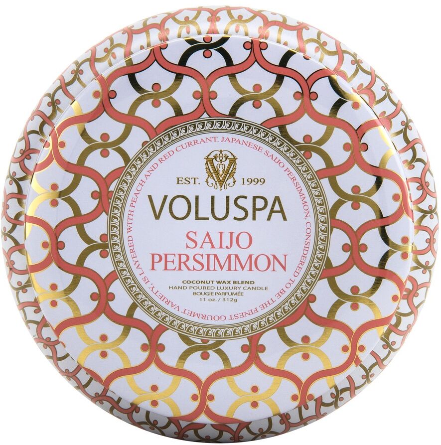 VOLUSPA Maison Metallo Kerze Saijo Persimmon