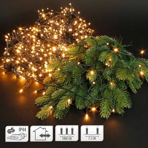 ECD-Germany 240 LED-lys julelys julelys Deco Warm White IP-44 indendørs/udendørs 18 m