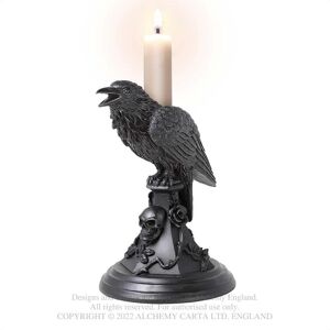 Alchemy Candle Holder:  Poe's Raven Candle Stick