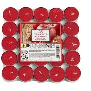 Aladino Apple and Cinnamon Tea Lights (Pack of 25)