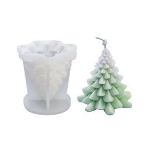 Shoppo Marte Christmas DIY Scented Candle Silicone Mold, Color: White(SD-68)