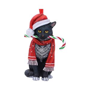 Nemesis Now Candy Cane Cat Hanging Ornament (LP) 9cm