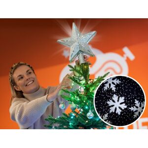 Juletræsstjerne med Projektor - Spralla