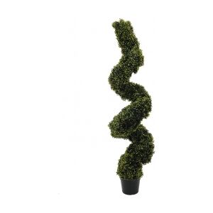 Europalms Boxwood Spiral, artificial, 180cm TILBUD NU spiralformet buksbom