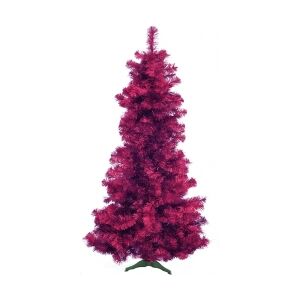 Europalms Fir tree FUTURA, violet metallic, 210cm europalmer metallisk træ