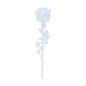 Europalms Crystal rose, clear, artificial flower, 81cm 12x krystal klare klar