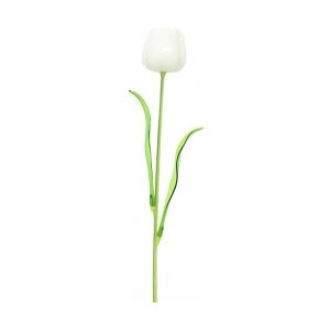 Europalms Crystal tulip, artificial flower, white 61cm 12x tulipan krystal hvid