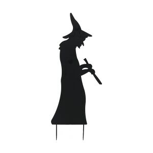 Europalms Silhouette Metal Witch with Spoon, 110cm TILBUD NU