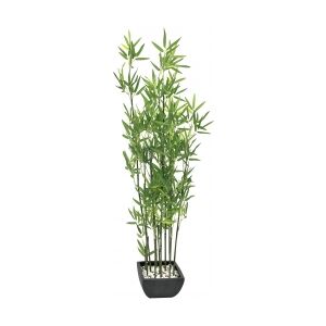 Europalms Bamboo in bowl, artificial, 120cm TILBUD NU