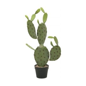 Europalms Nopal cactus, artificial plant, 75cm TILBUD NU
