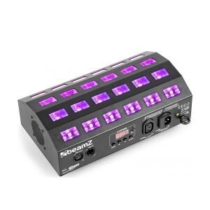 UV lys bar, BUV463-PRO med 24 stk. kraftige UV LED / DMX / Musikstyring / UV Str