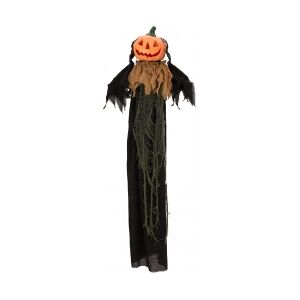 Europalms Halloween Figure Pumpkin Head, animated 115cm TILBUD NU