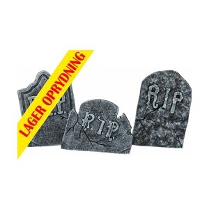 Europalms Halloween Tombstone Set TILBUD NU gravsten sæt