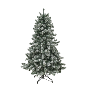 Juletræ kunstig PVC FROST m/sne, Klasse B+, 180x118 cm m/LED NORDIC WINTER