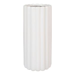 Homeshop Vase i hvid keramik Ø11x25 cm - 4441717