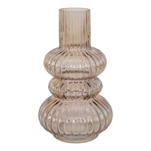 Homeshop Vase i røget mundblæst glas Ø15x25 cm - 4441355