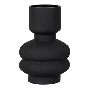 Homeshop Vase i sort glas Ø15x22 cm - 4441315