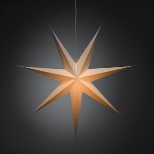 Konstsmide Papirstjerne, Hængende, Ø78 Cm, Hvid