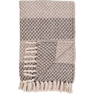 House Nordic Belek Plaid 130 X 180 Cm, Brun/beige