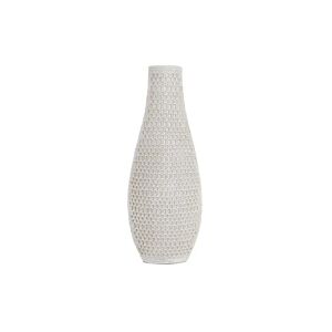 DKD Home Decor Hvid Moderne Vase i Harpiks 14 x 7 x 37 cm