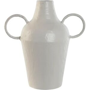 Home ESPRIT Hvid Vase med Hanke 33,5 x 20 x 36 cm