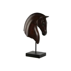 Home ESPRIT Sort og Mørkebrun Heste Figur i Harpiks 27 x 13 x 42,5 cm