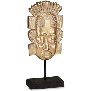 Gift Decor Gylden Dekorativ Indianer Figur i Polyesterharpiks 17,5 x 36 x 10,5 cm