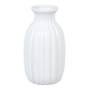 BigBuy Home Hvid Keramikvase 14,5 x 14,5 x 27,5 cm