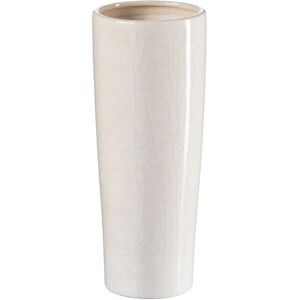 BigBuy Home Beige Keramik Vase 13 x 13 x 33 cm